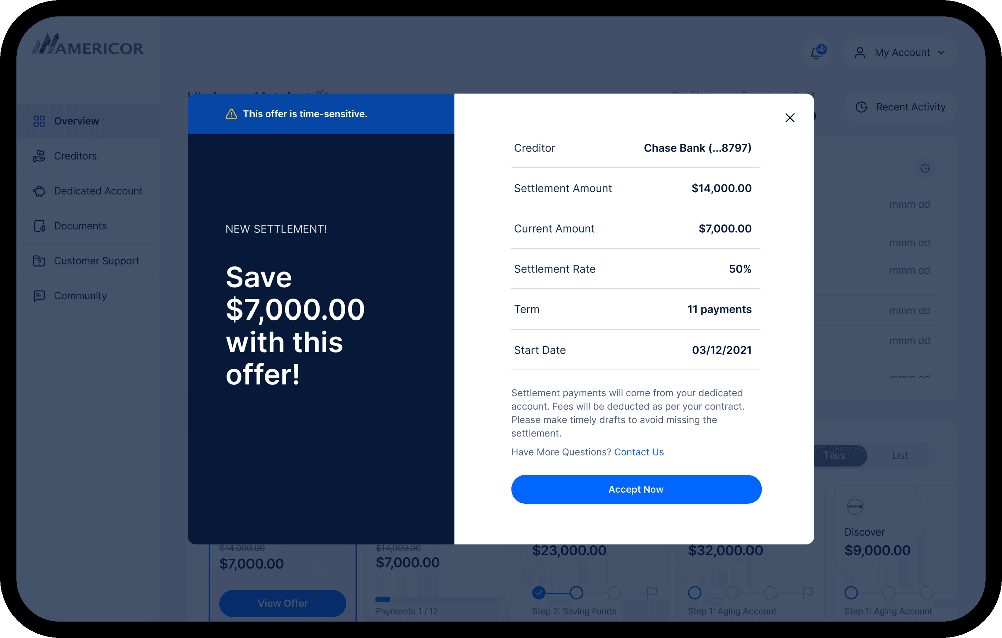 Original desktop offer