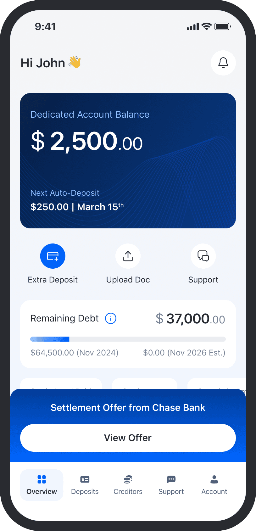 Appealing offer UI